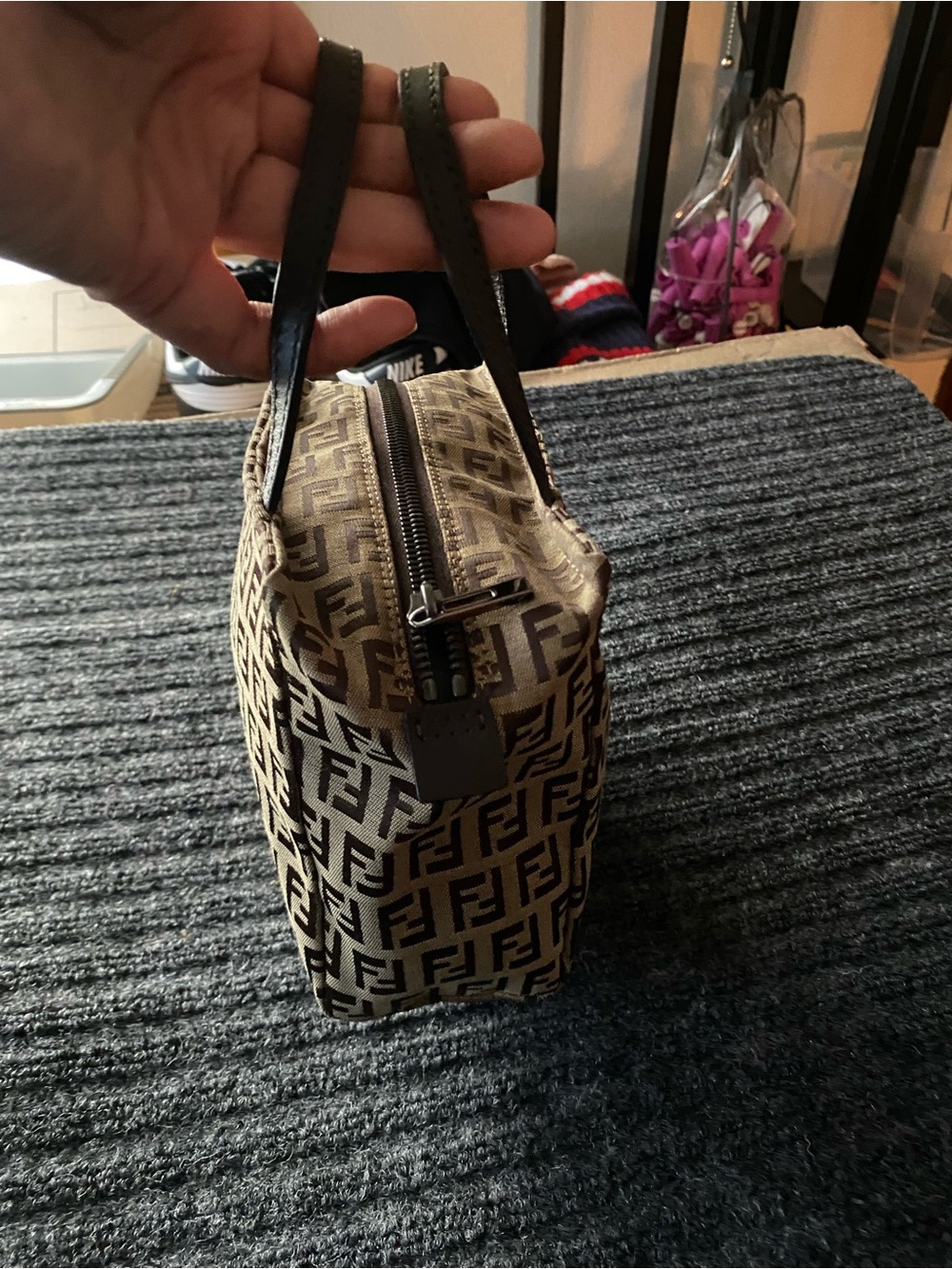 Authentic Vintage Fendi Mini Zucca Monogram Handbag - Picture 6 of 8